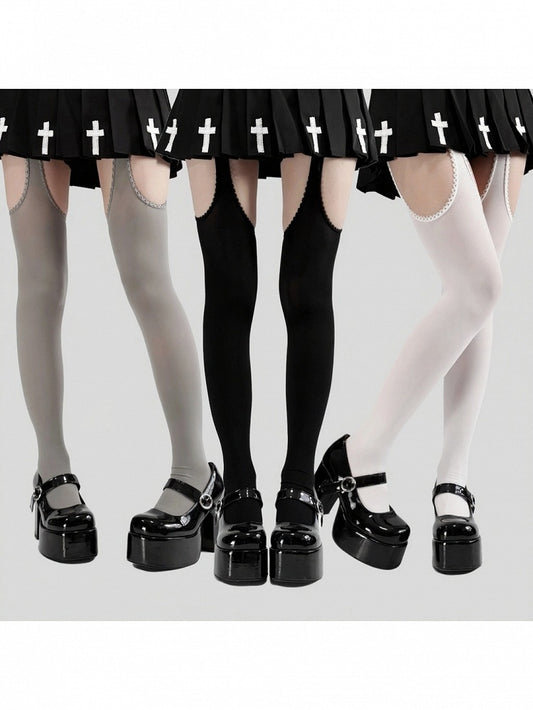 Collants minimalistes à découpes - Île d'Alcatraz