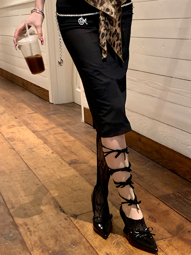 Spitzenbesatz Strümpfe Weiß/Rosa/Blau/Lila/Grau/Schwarz Design Asymmetrische Schleife Overknee