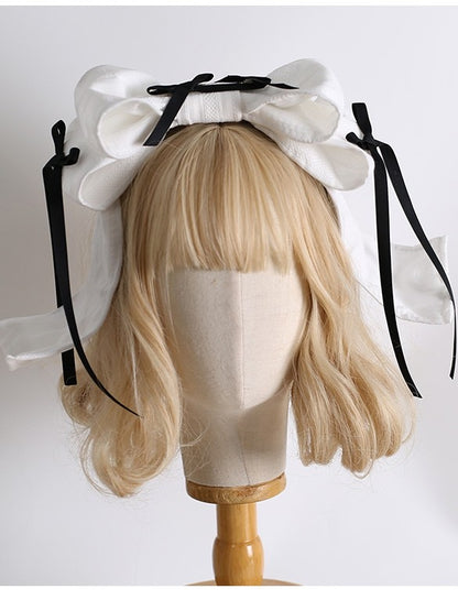 Dienstmädchen Lolita SchwarzWeiß Schleife KC