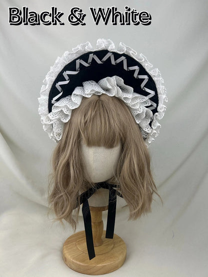 Ruffled (8-Color Lace Options) Bonnet