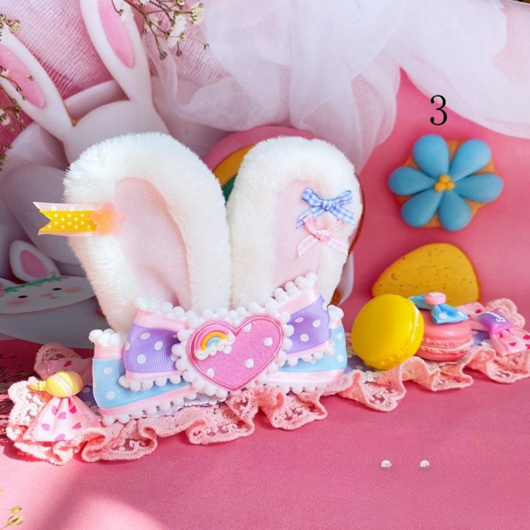 Bunte Schleife Haarspange Abzeichen Halskette Handgelenksfesseln