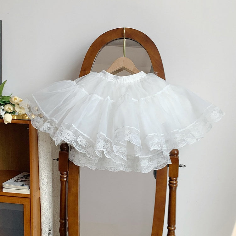 White Petticoat in 35cm 45cm 55cm Lengths with Fluffy Volume