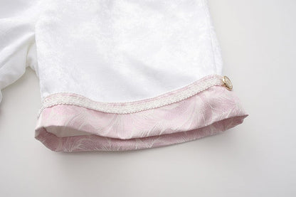 Ouji Pink Waist White Shorts and Lolita Prince High