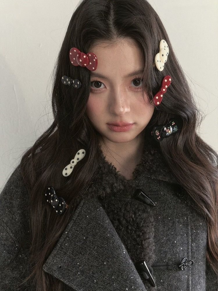 Clip Dot Colors Hair Bowknot 3