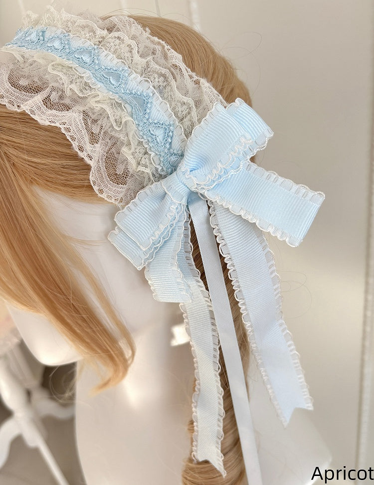 Lolita Hairband with Bow & Lace in Four Colorways - Dream Gift Box