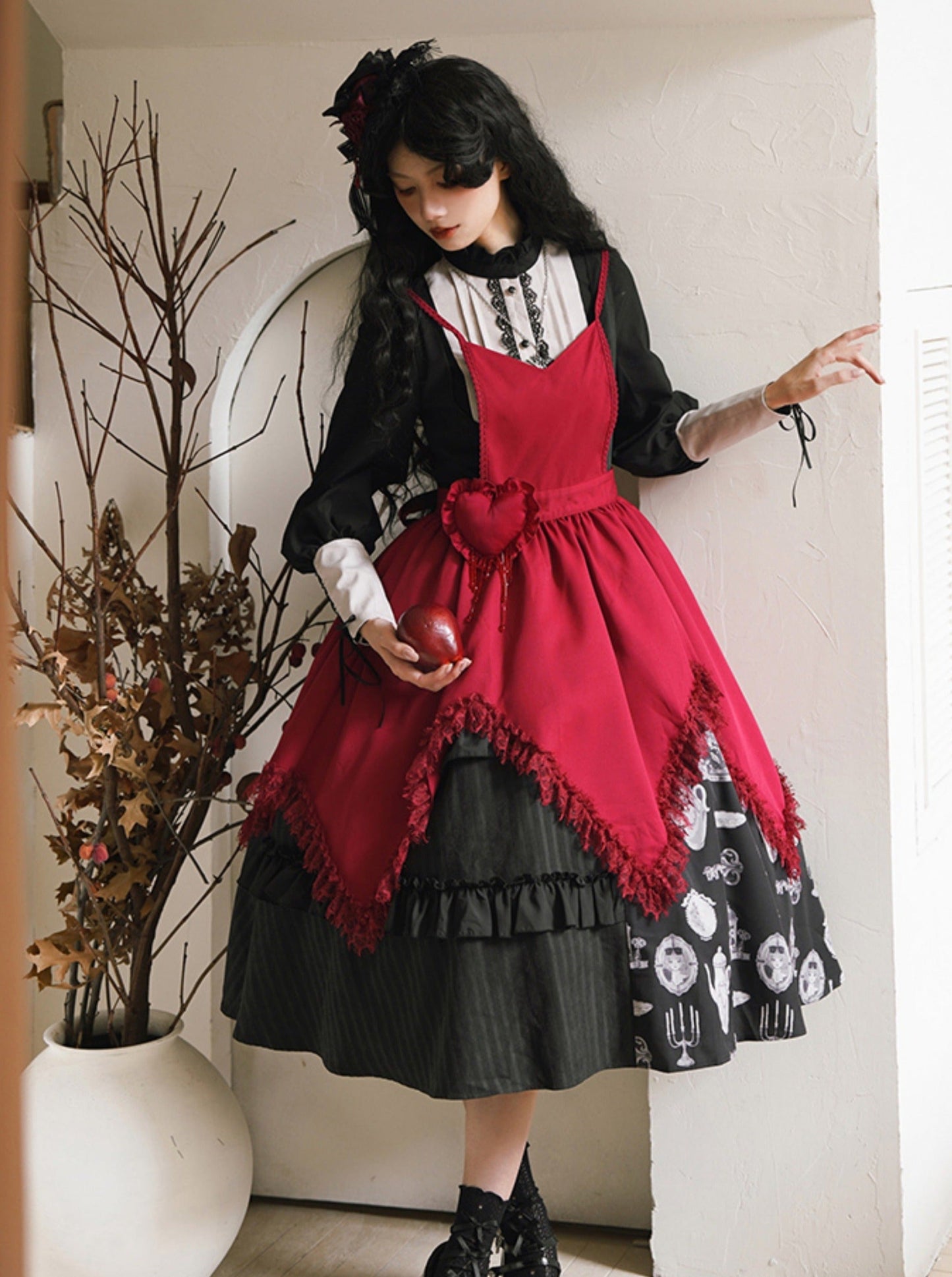 Apron Suspenderskirt Gothic Brooch Lolita Brooch