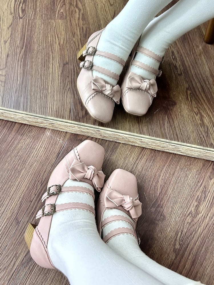 at Sweet Shoes Top Pink Lolita Bow