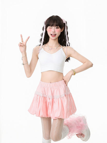 Bra White/Gray/Black Cami Built-in Pads Top with Essential