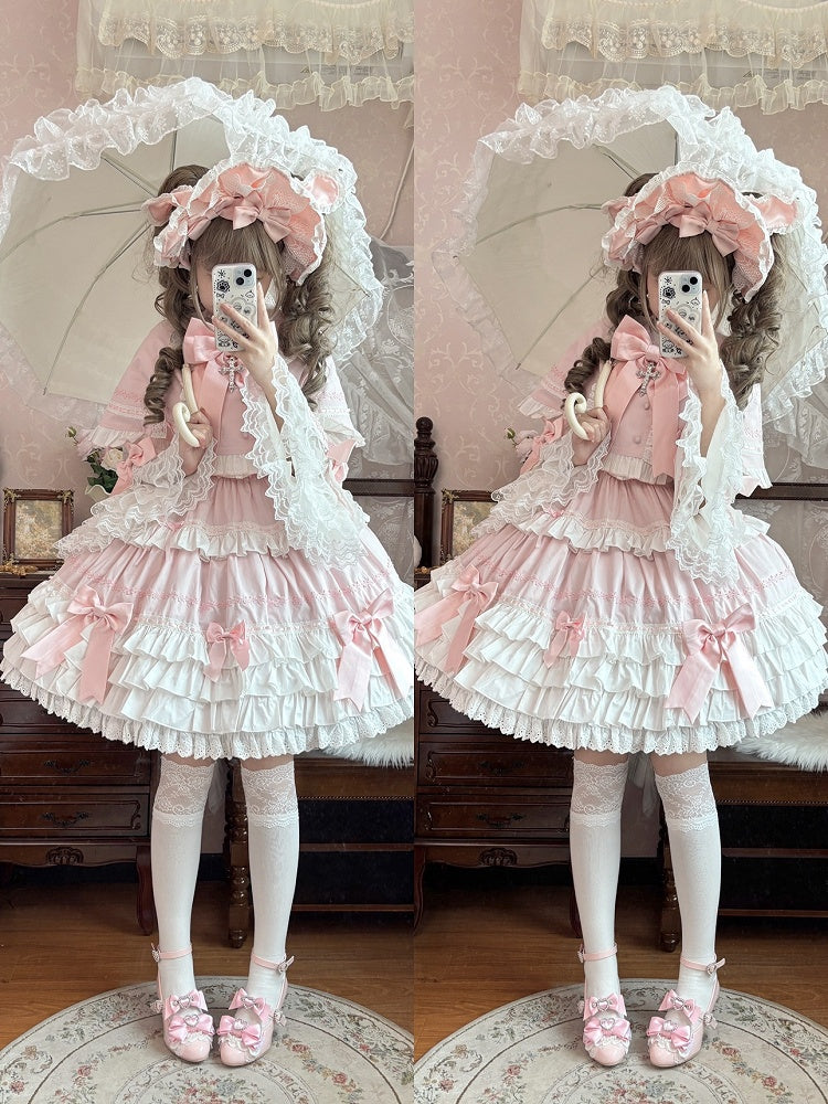 Pink Mary Cut-out Jirai Kei Light Gyaru Fashion Heels Janes Schuhe Herz Keil