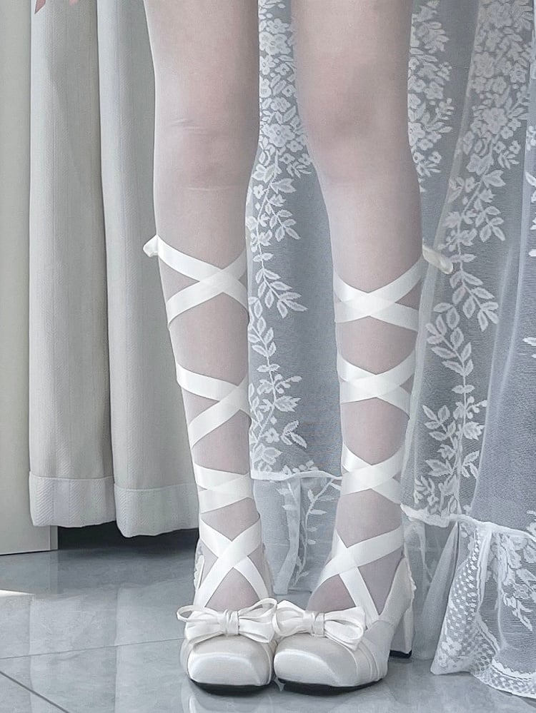 Ankle Elegant Straps Janes White With Buckle Mary Top at Creamy Dual Bow Detachable