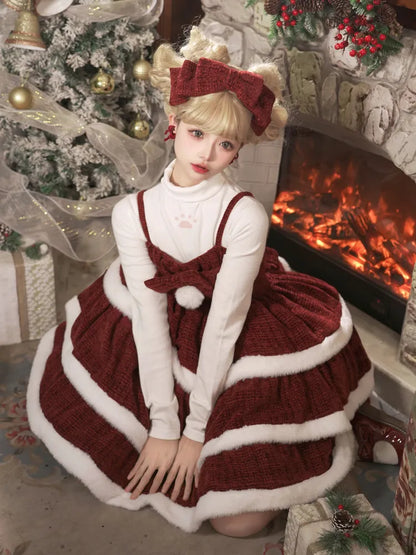 98CMとクリアランスサイズの足跡バストプリント猫ホワ​​イト秋冬トップスXL