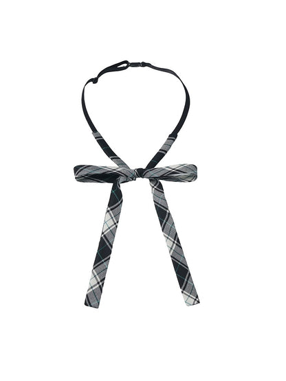 Yellow / Red / Black & White Plaid Bow Tie - PINK SAVIOR