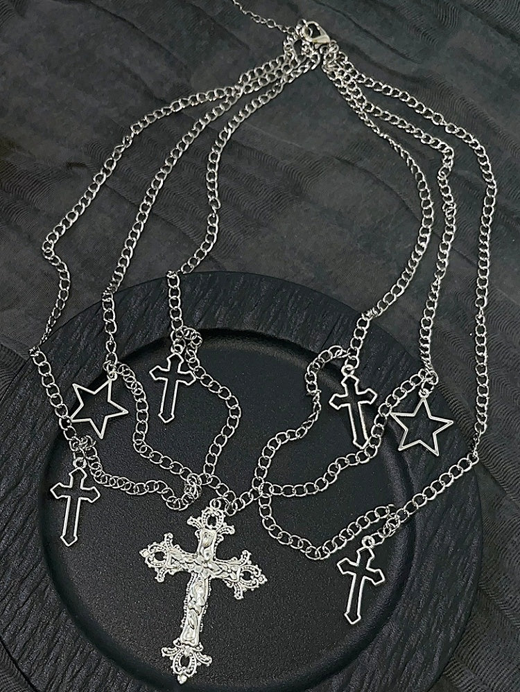 チェーンスターチャームとクロスウエスト Y2K