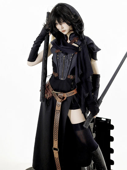 黒のショートパンツ