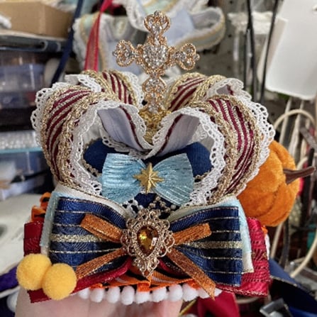 2 Mini Hat And Leaf Details Options Bowknot Pumpkin Decorated Halloween