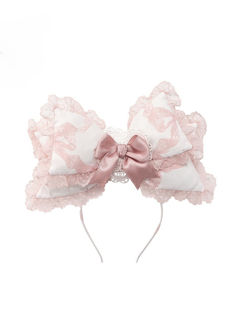 Lolita – KC Sweet Large Color Lace Bow Options Trimmed 4