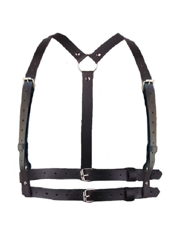 Details Harness with Black Buckle Belt