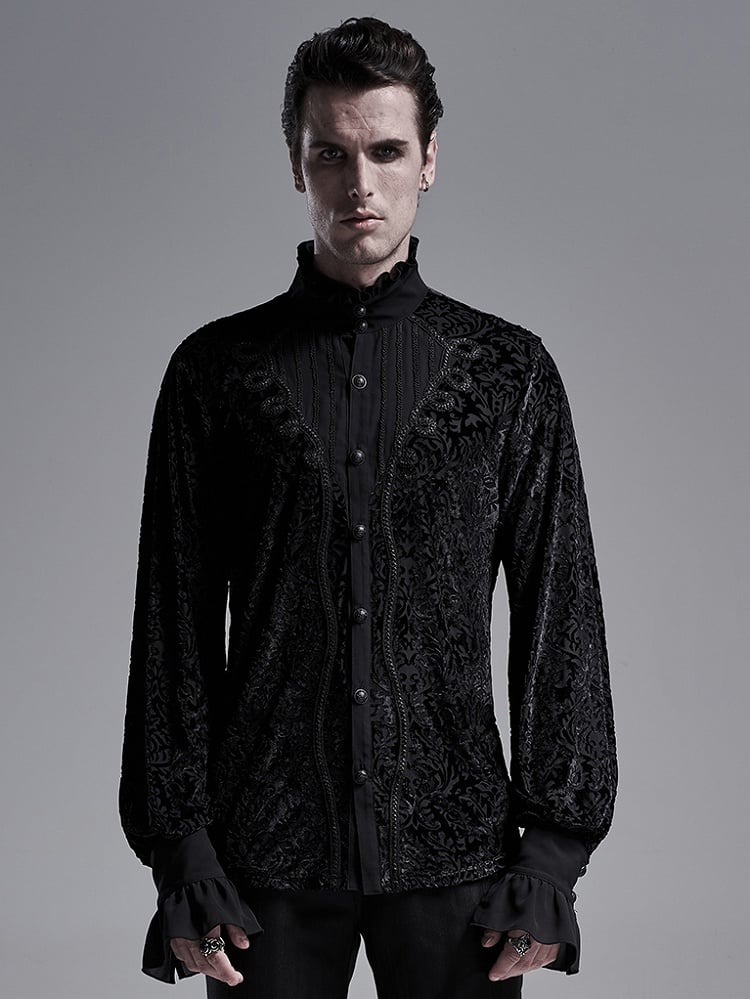 Black Men's Gorgeous Gothic Shirt