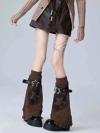 Nude Color Y2K Butterfly Print Stockings