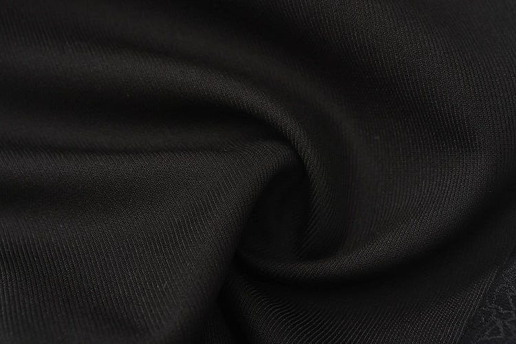 Lolita Ouji-Hose mit Knopf und Stickerei, Schwarz