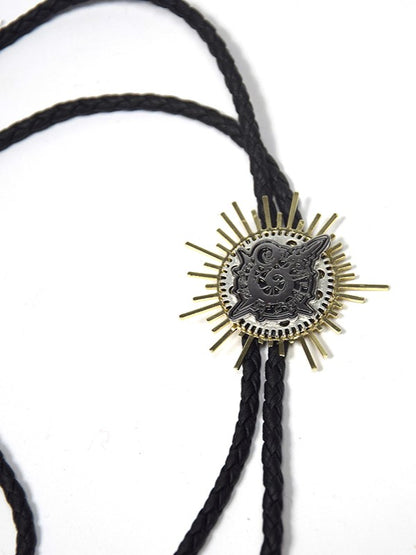 Rope Black Tie Steampunk Gear Design