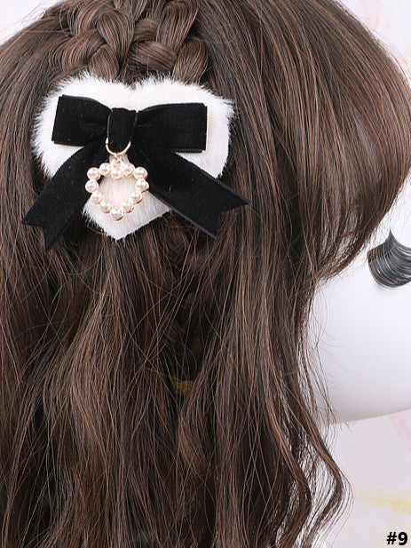 Options Kei Jirai Color Heart-shaped Bow Hairclip Plush 11