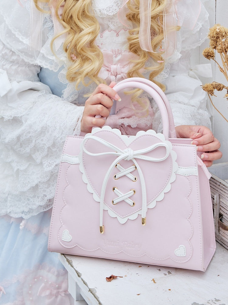 Sweet Pink Heart Shoulder Bag - Yuni Fairy