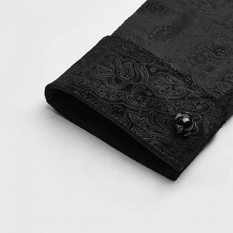 Black Men's Gothic Gentleman Shirt