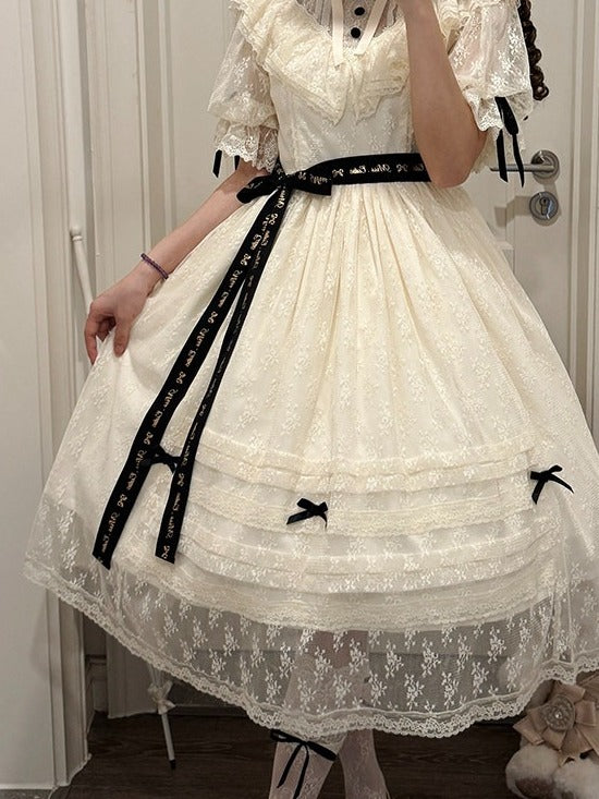 Lolita Waist Belt in Two Color Options - Miss Cube Dressworks