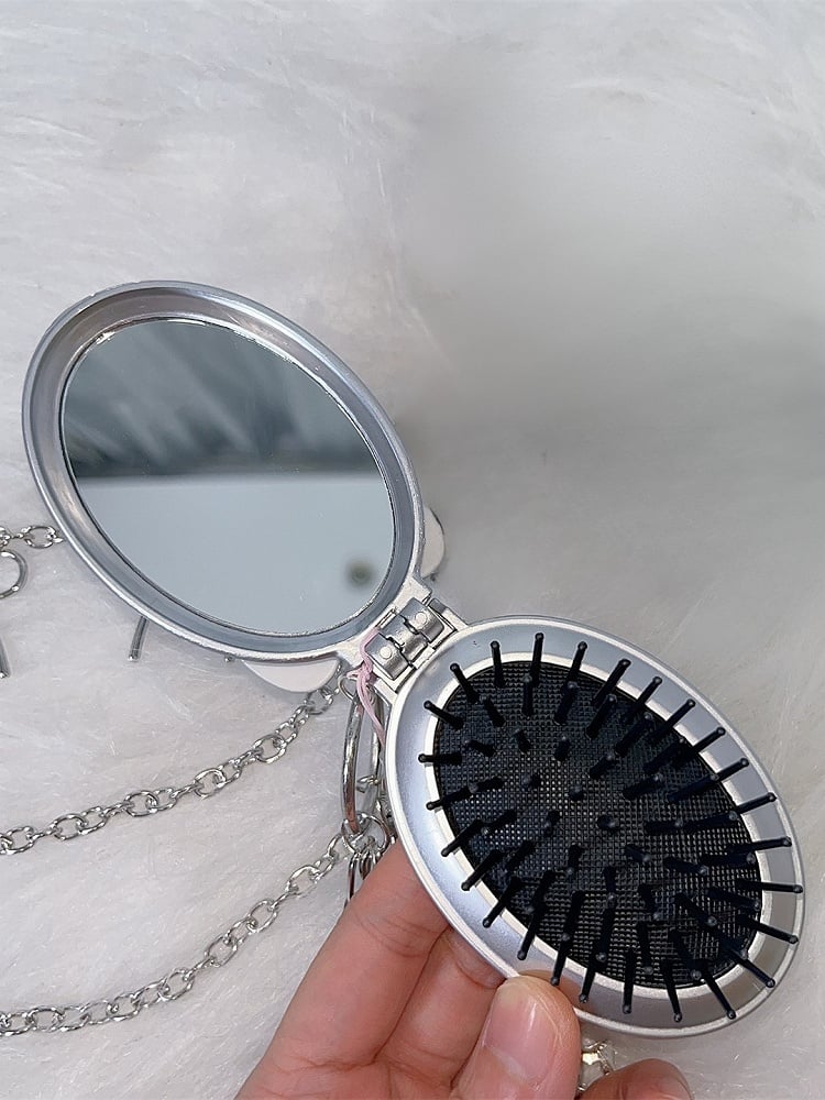 Star Phone-shaped And Accessory Y2K Comb Charm Silver