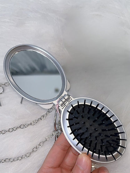 Star Phone-shaped And Accessory Y2K Comb Charm Silver