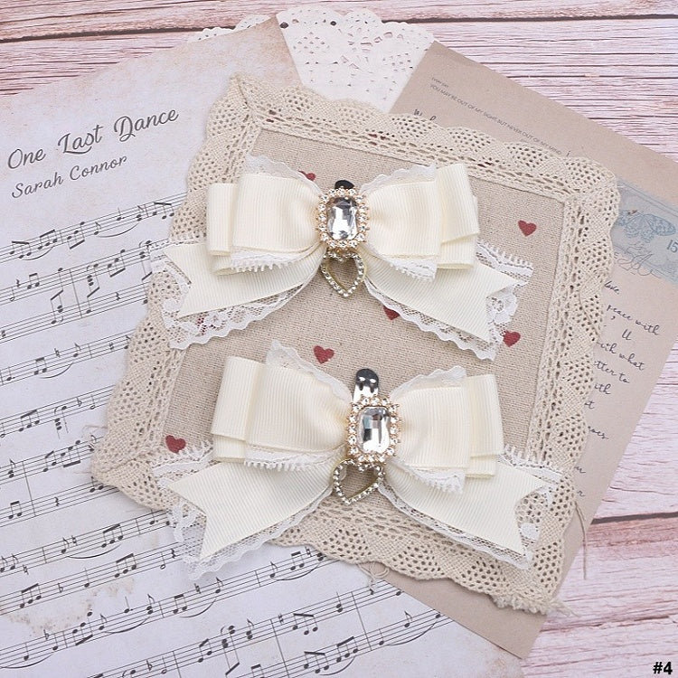 Shoe in Kei Bowknot Options Jirai Size Clips Color Large 9