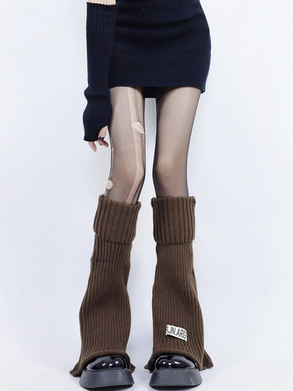 Fabric Warmers Mid-calf style 4 Knit Y2K Colors Leg