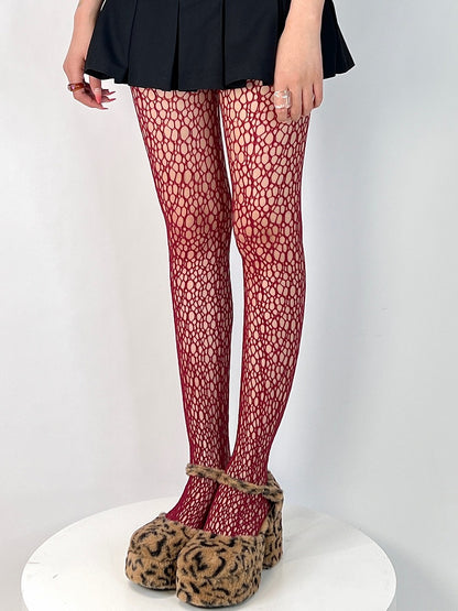 6 Design Y2K Cut-out Options Color Tights