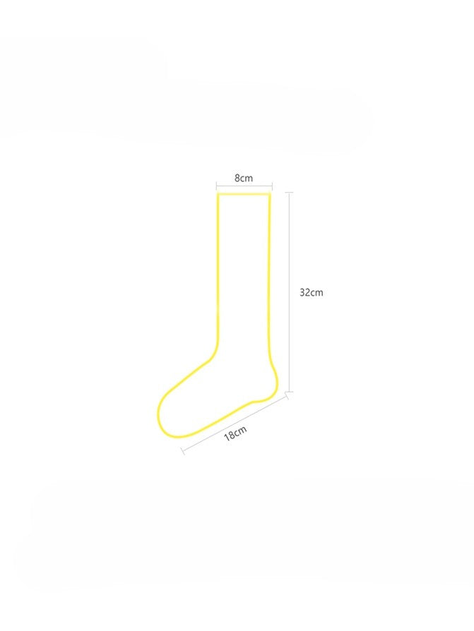 Crisscorss Details Overknee-Strümpfe mit Schleife und Bändern, Weiß/Schwarz