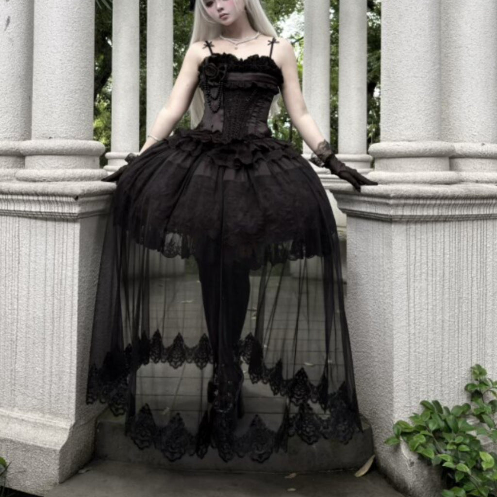 Airfreeing – Unnamed Snow Series Lolita JSK / Cape / Tulle Set