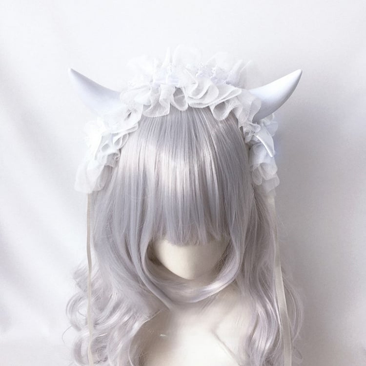 4 options de bandeaux en dentelle Corne de Diable