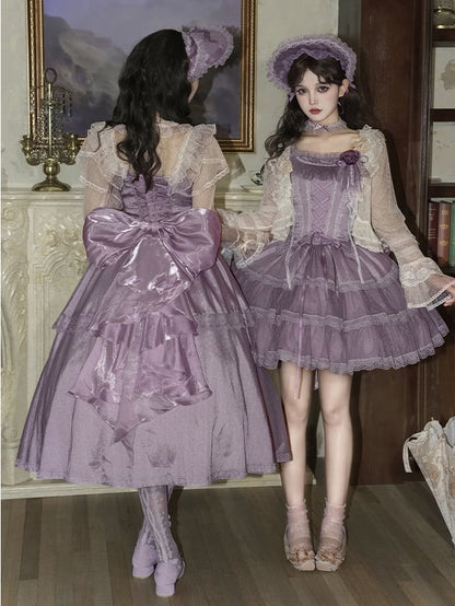 Big Bow Train Purple