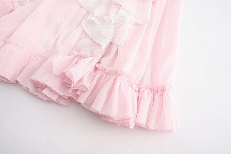 Pink Sakura Fashion Cape Style Design Coat Ouji Prince