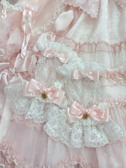 Spitzen-Handgelenkoptionen, 8 Manschetten, Schleifendetails