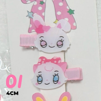 4 Optionen Tier Kawaii Haarspangen