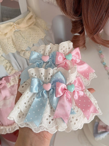 Details Options Color Bowknot Pattern Cuffs Polka-dot 3 Wrist