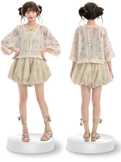 ダイショーツ ライトグリーン 伸縮性ウエストタイ