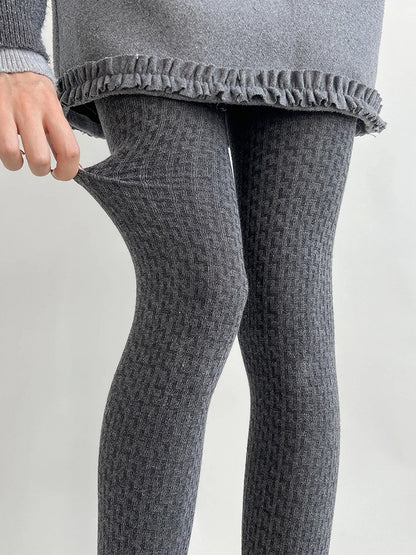 Textured Knit (5 Ribbed Tights Colors)