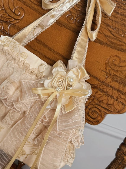 Black Silver Champagne Hand Bag /