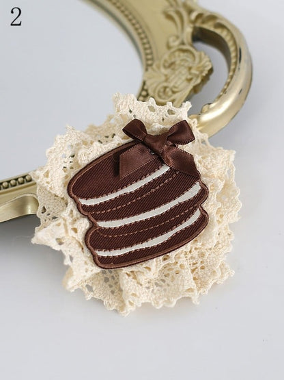 Cookie Bowknot Decorated Hairclip 6 Options