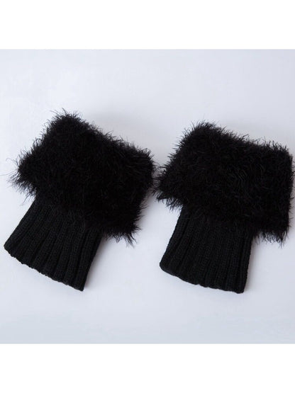 Pattern Leg Colors 4 Stripped Kawaii Plush Style Warmers