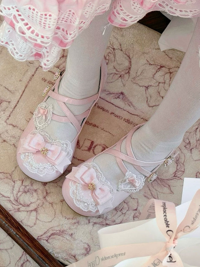 Janes - Sweet Lolita Mary Snap Crystal Heart