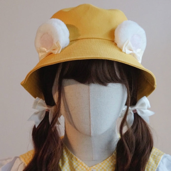 Bear Details Options Color Hat Ear Bowknot 4