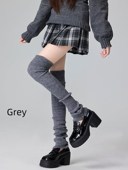 Y2K Knitted Overknee Leg Warmers
